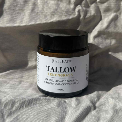 Certified Organic Tallow with Lemongrass 100ml