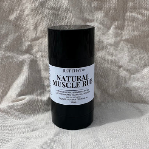 Natural Muscle Recovery Rub – Organic Tallow Balm for Sore Muscles