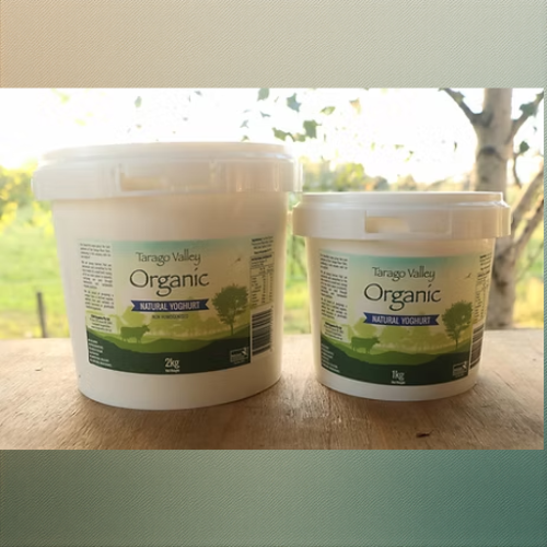 Certified Organic Tarago Valley Natural Yoghurt 1kg
