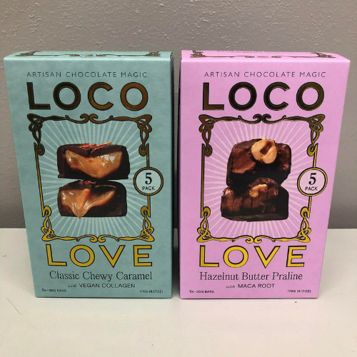Loco Love Duo - Chewy Caramel & Hazelnut Praline