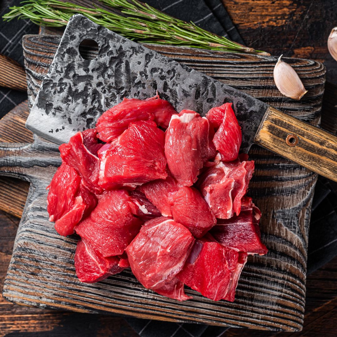 Certified Organic Premium Diced Chuck