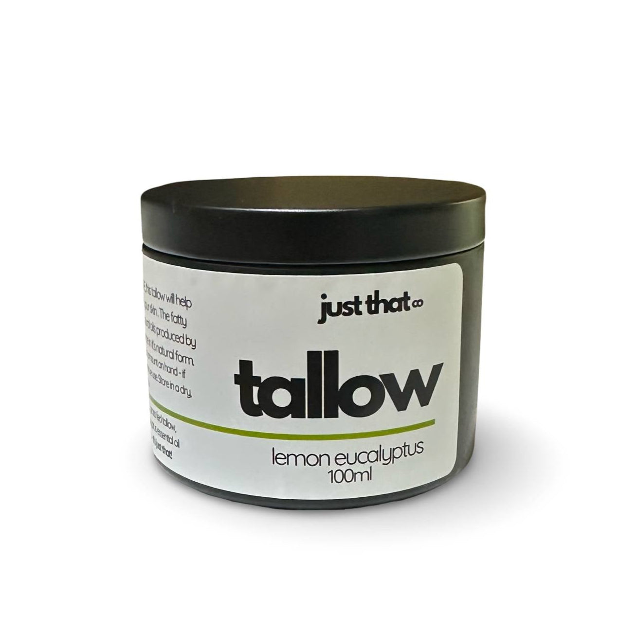 Tallow with Lemon Eucalyptus 100ml