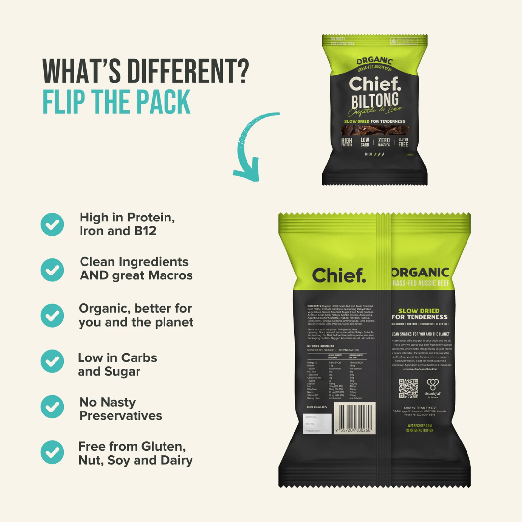 Chipotle & Lime Biltong 30g