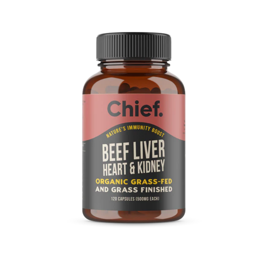 Organic Beef Liver, Heart & Kidney Immunity Boost Capsules