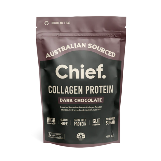 Grass-fed Collagen Protein Powder - Dark Chocolate (30 serves)