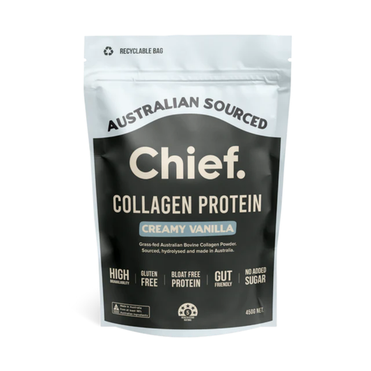 Grass-fed Collagen Protein Powder - Creamy Vanilla (30 serves)