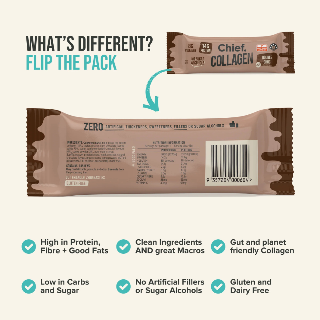 Collagen Protein Double Choc Bar