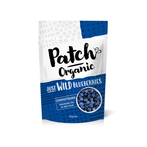 Certified Organic Wild Blueberries 500g