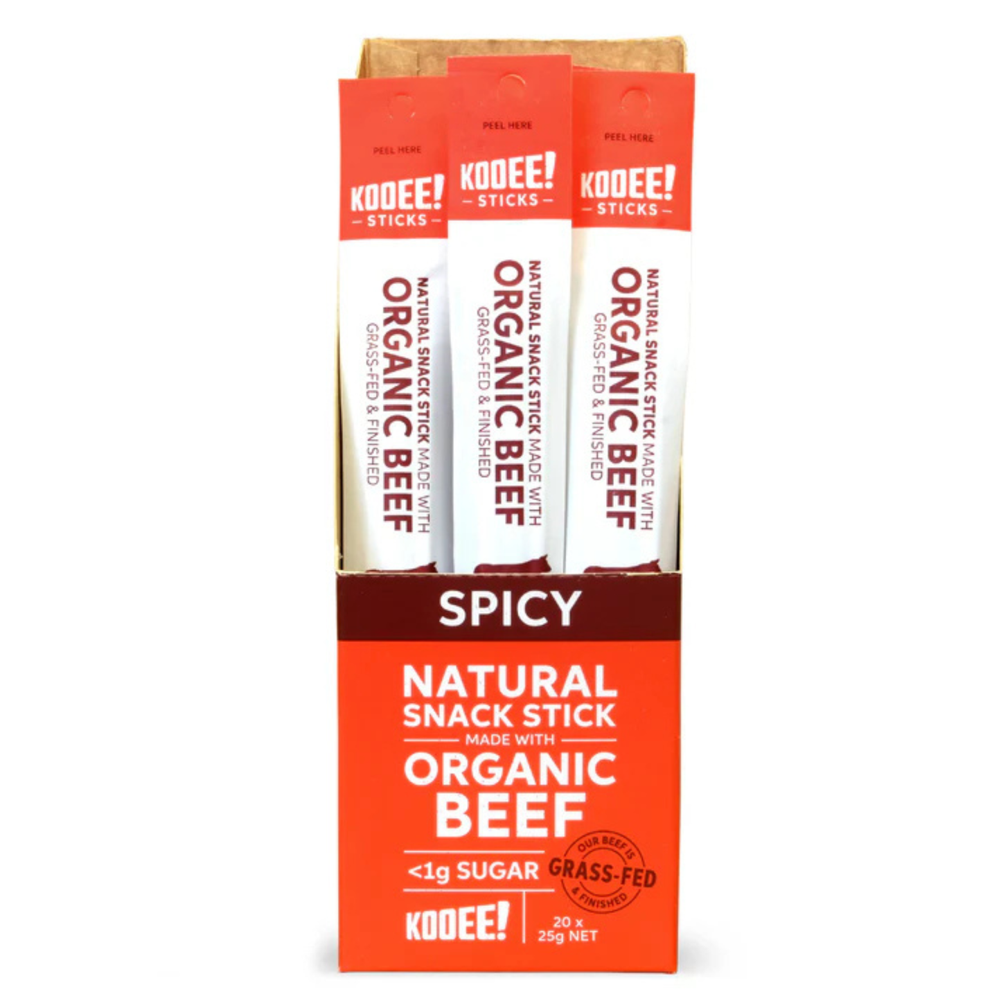 Spicy Organic Beef Sticks