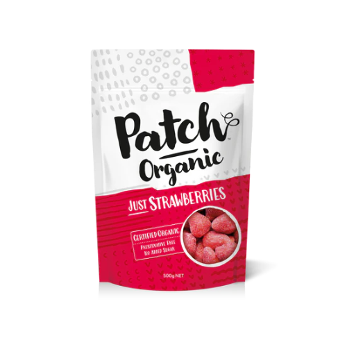 Certified Organic Strawberries 500g