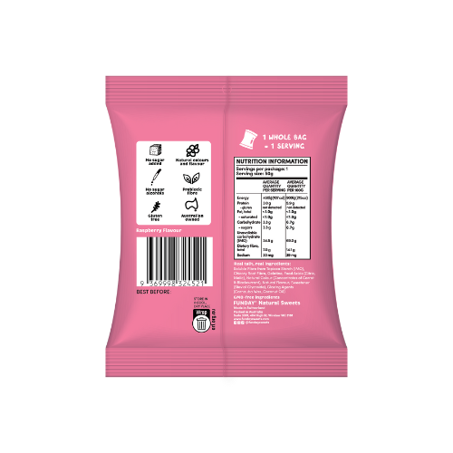 Raspberry Gummy Frogs 50g
