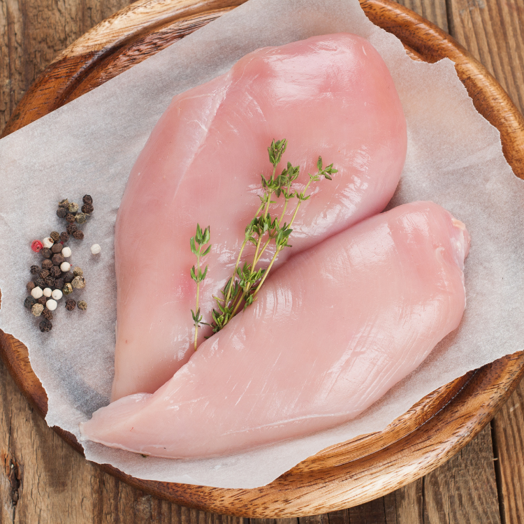 Pasture Raised Chicken Breast Skin Off - 2kg Bulk Pack