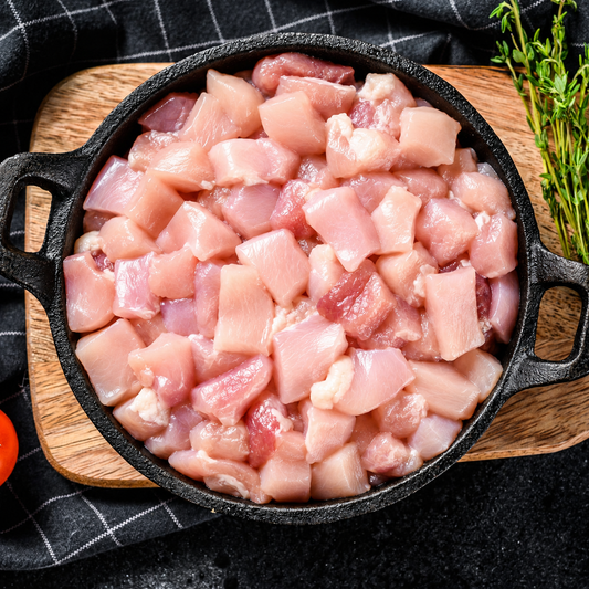 Pasture Raised Diced Chicken Thigh