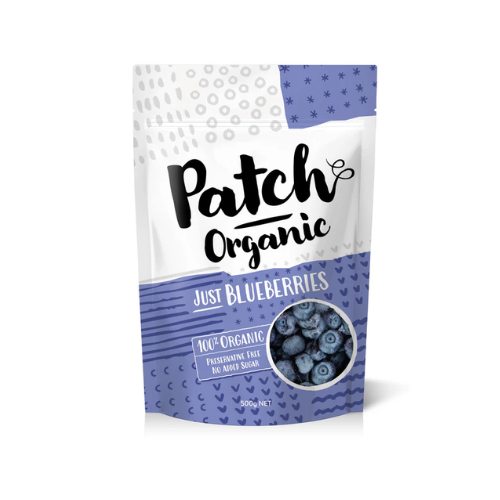 Certified Organic Blueberries 500g