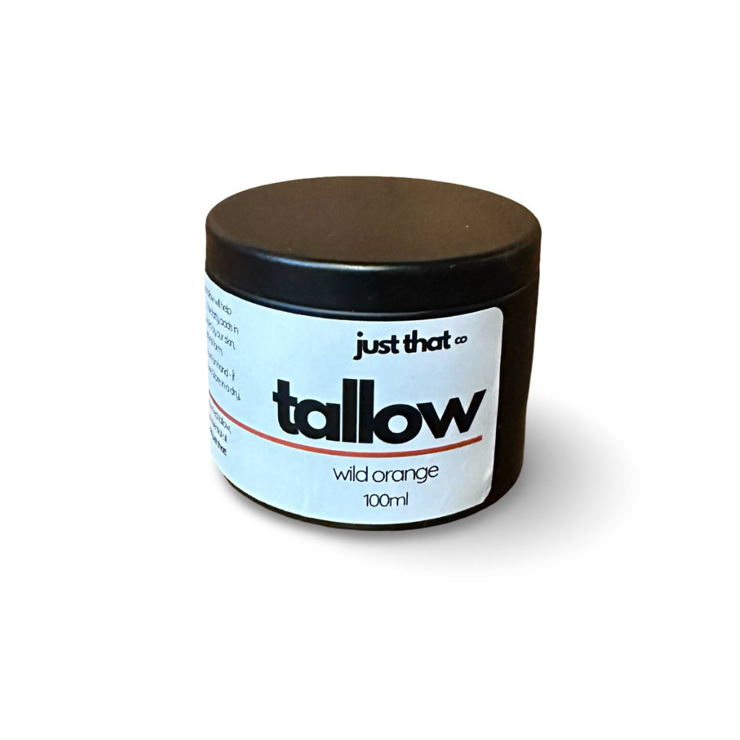 Certified Organic Tallow with Wild Orange 100ml