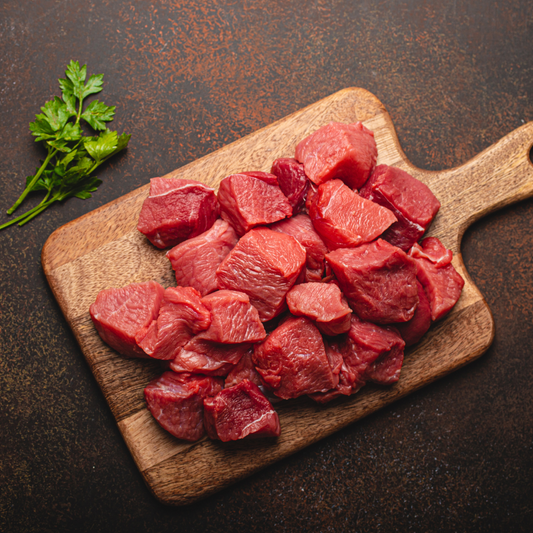 Certified Organic Diced Beef