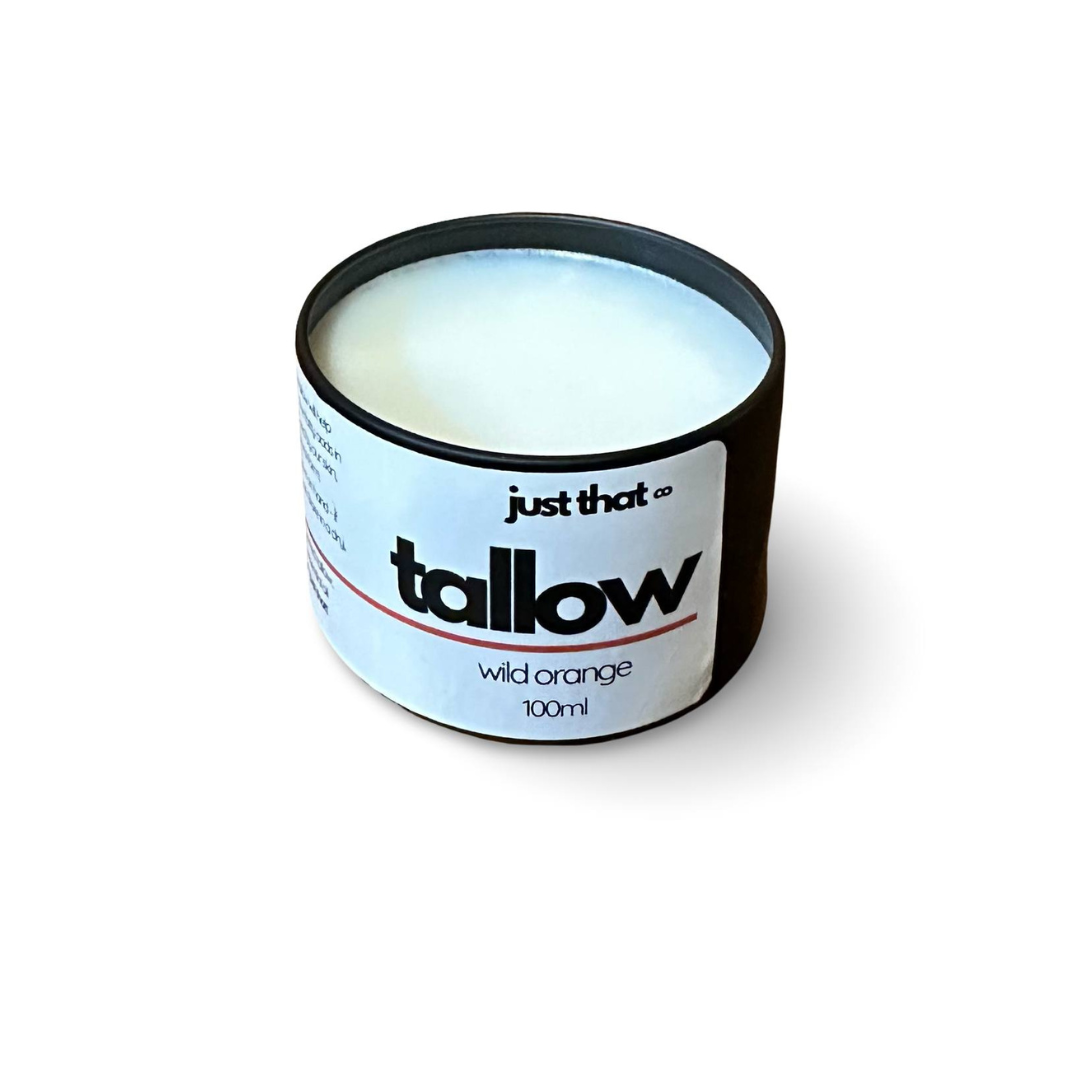 Certified Organic Tallow with Wild Orange 100ml