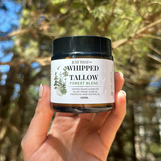 Organic Whipped Tallow Balm – Forest Blend (100ml) | Grounding & Clarifying